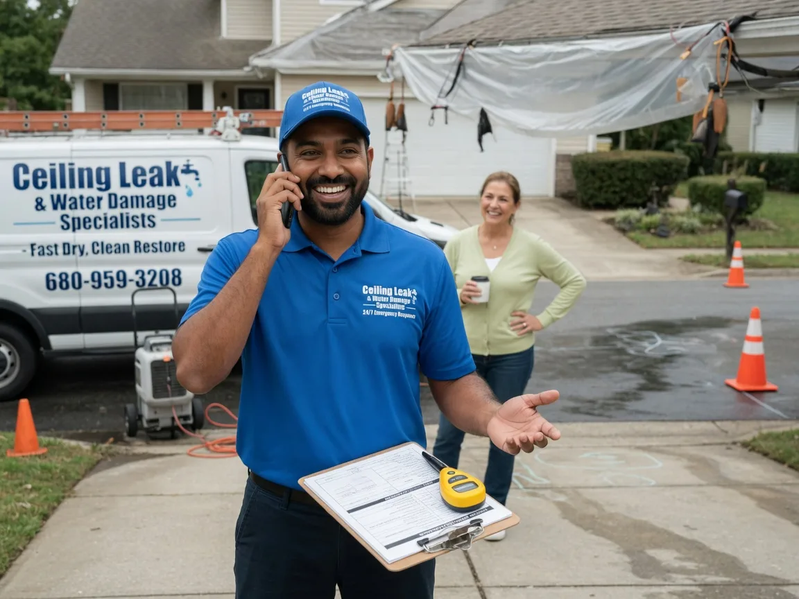 Ceiling Leak Cleanup Hawk Springs, WY FAQs